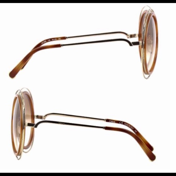 Chloe carlina round sunglasses main image 9